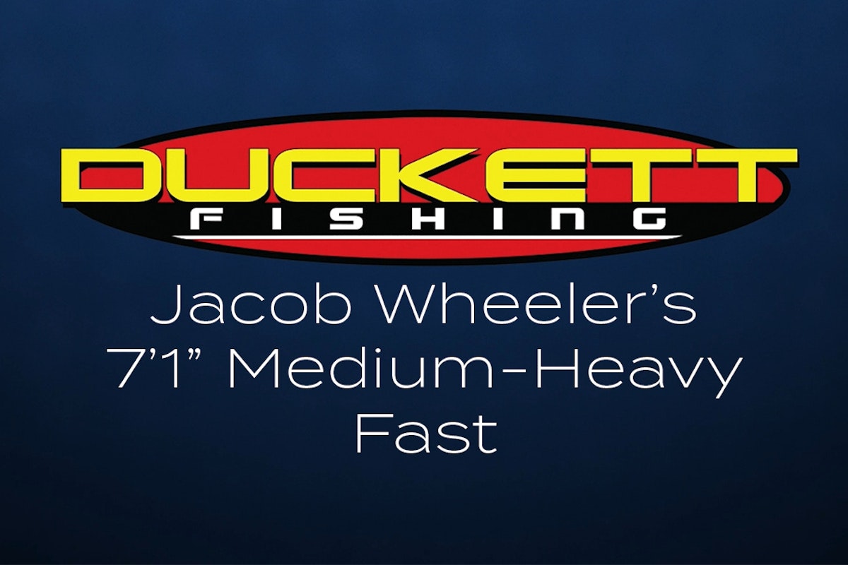 Duckett Fishing Jacob Wheeler Select Series 7'1 Medium-Heavy/Fast Casting  Rod