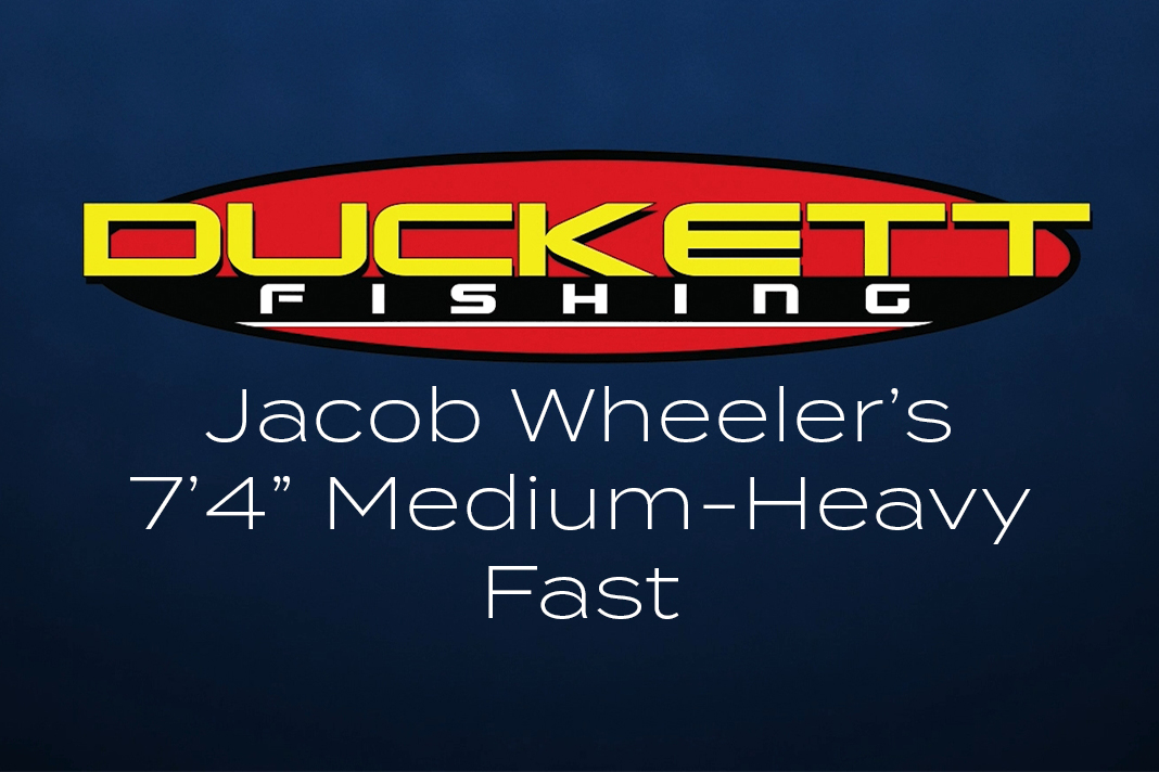 Duckett Fishing Jacob Wheeler Select Series 7'4 Medium-Heavy/Fast Casting  Rod