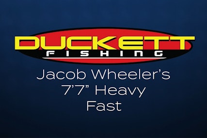 Duckett Fishing Jacob Wheeler Select Series 7'7" Heavy/Fast Casting Rod