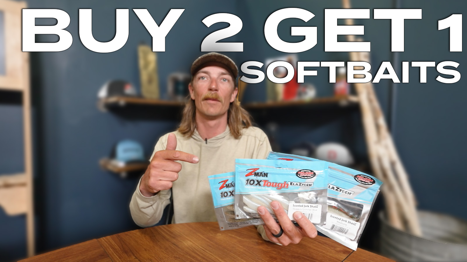 Buy 2 Get 1 On Soft Baits!