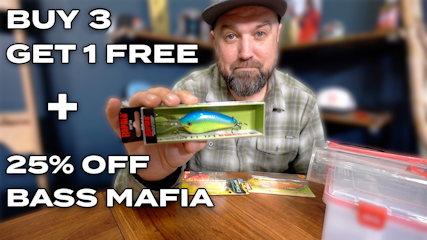 Buy 3 Get 1 Free on Hardbaits + 25% Off Bass Mafia Tackle Storage!