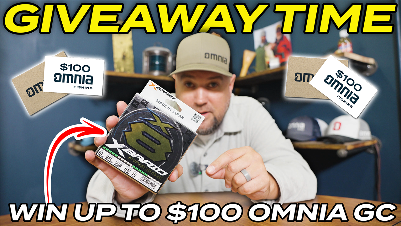 How To Win Up To a $100 Omnia Fishing Gift Card!