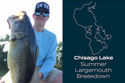 Chisago Lake Summer Largemouth Fishing