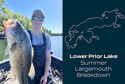 Lower Prior Lake Largemouth Fishing