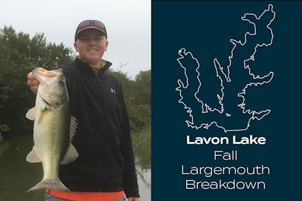 Lavon Lake Fall Largemouth Fishing