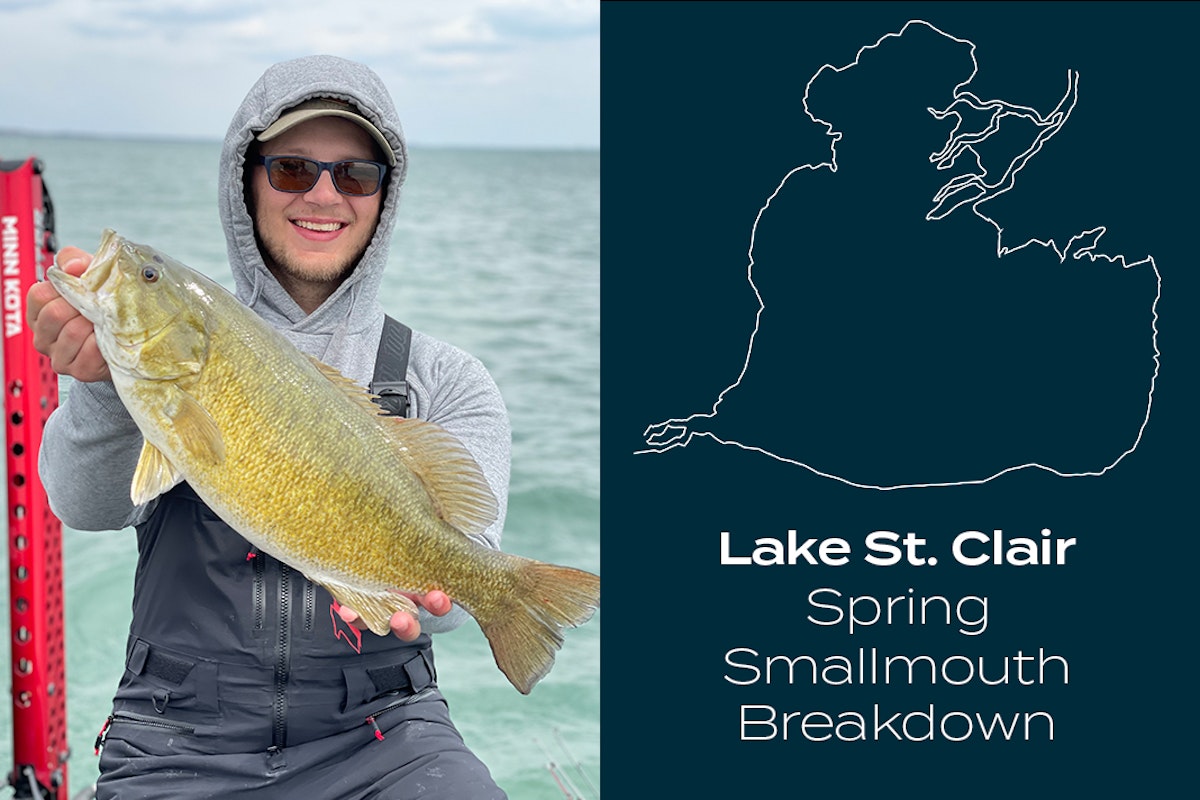Lake St. Clair Spring Smallmouth Fishing