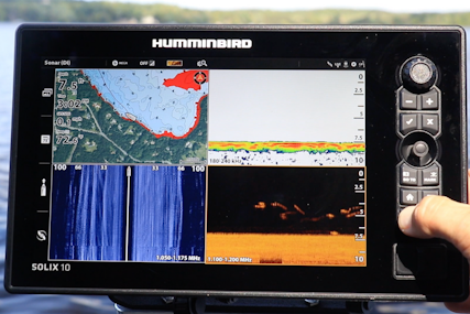Humminbird SOLIX Quick Tip: Zoom In and Out on a SOLIX Pane