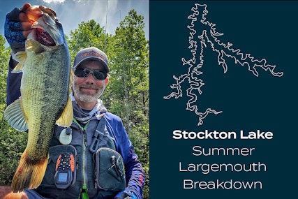 Stockton Lake Summer Bass Fishing