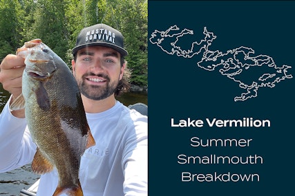 Lake Vermilion Summer Smallmouth Fishing