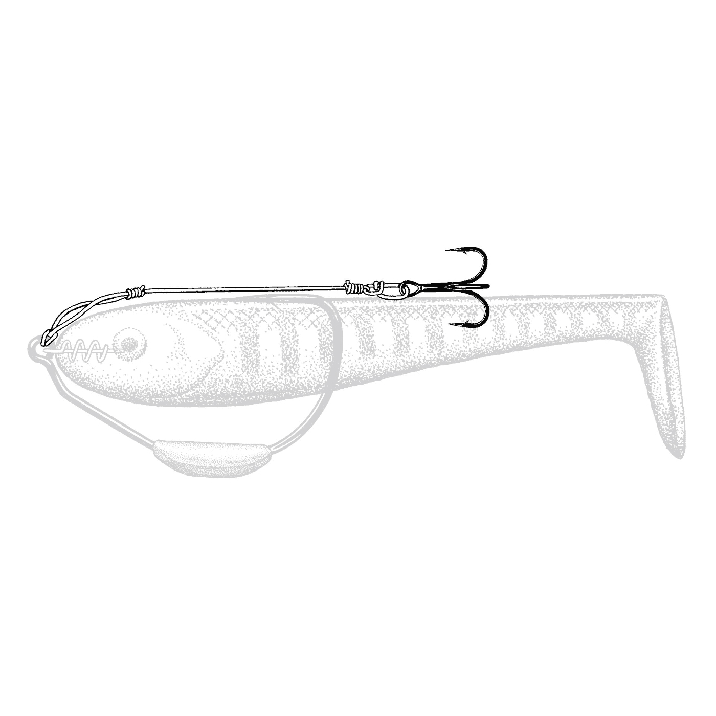 Owner Weighted Beast Soft Bait Hook
