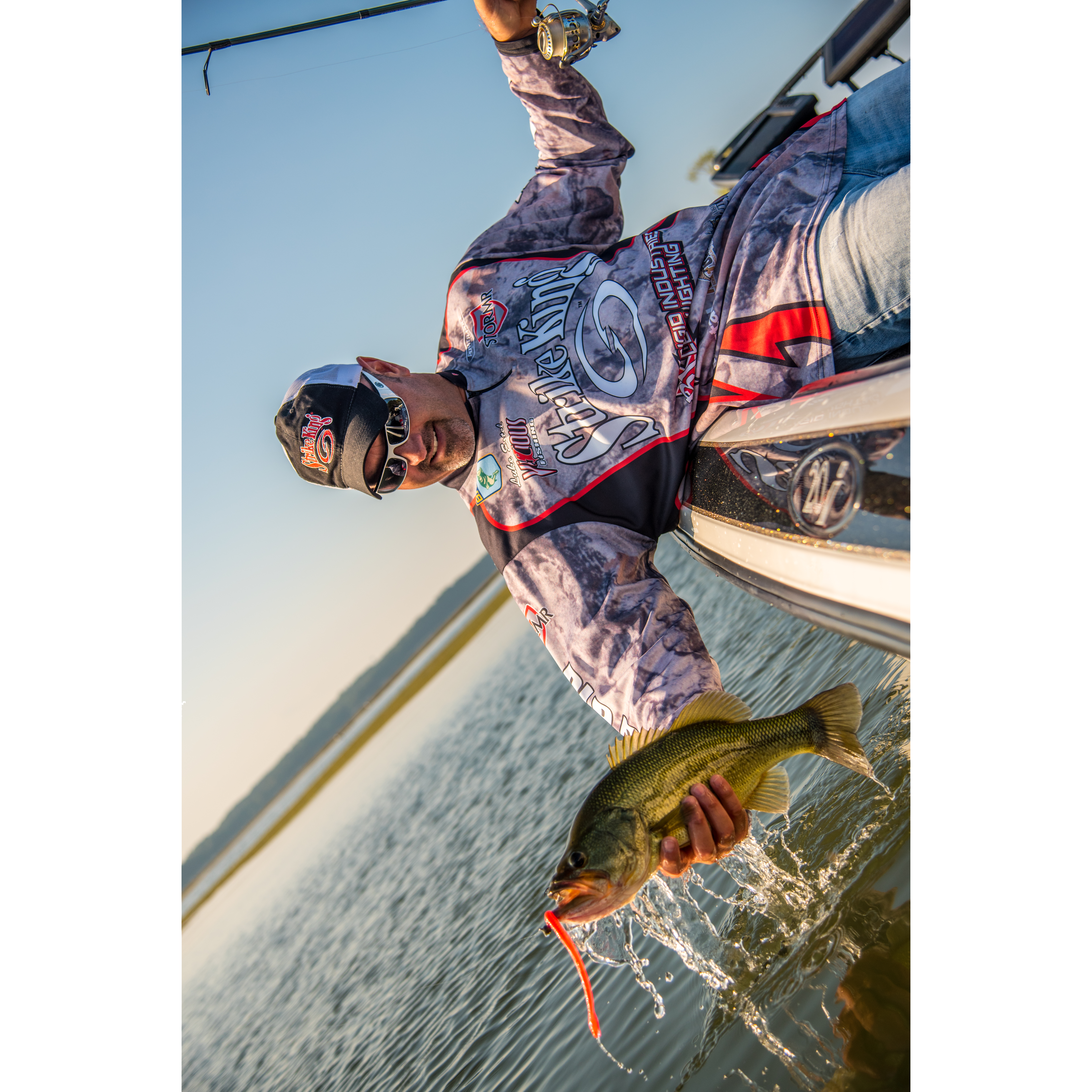 KVD Finesse Worm Soft Lure – 5″ Body Length, Red Bug, Per 15