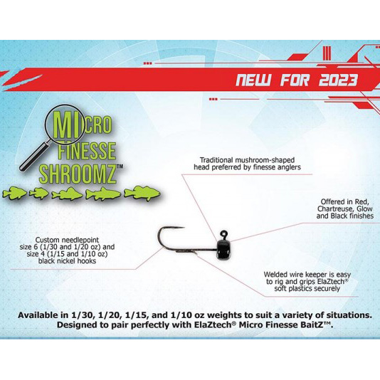 Z-Man Micro Finesse ShroomZ Jig Head | Omnia Fishing