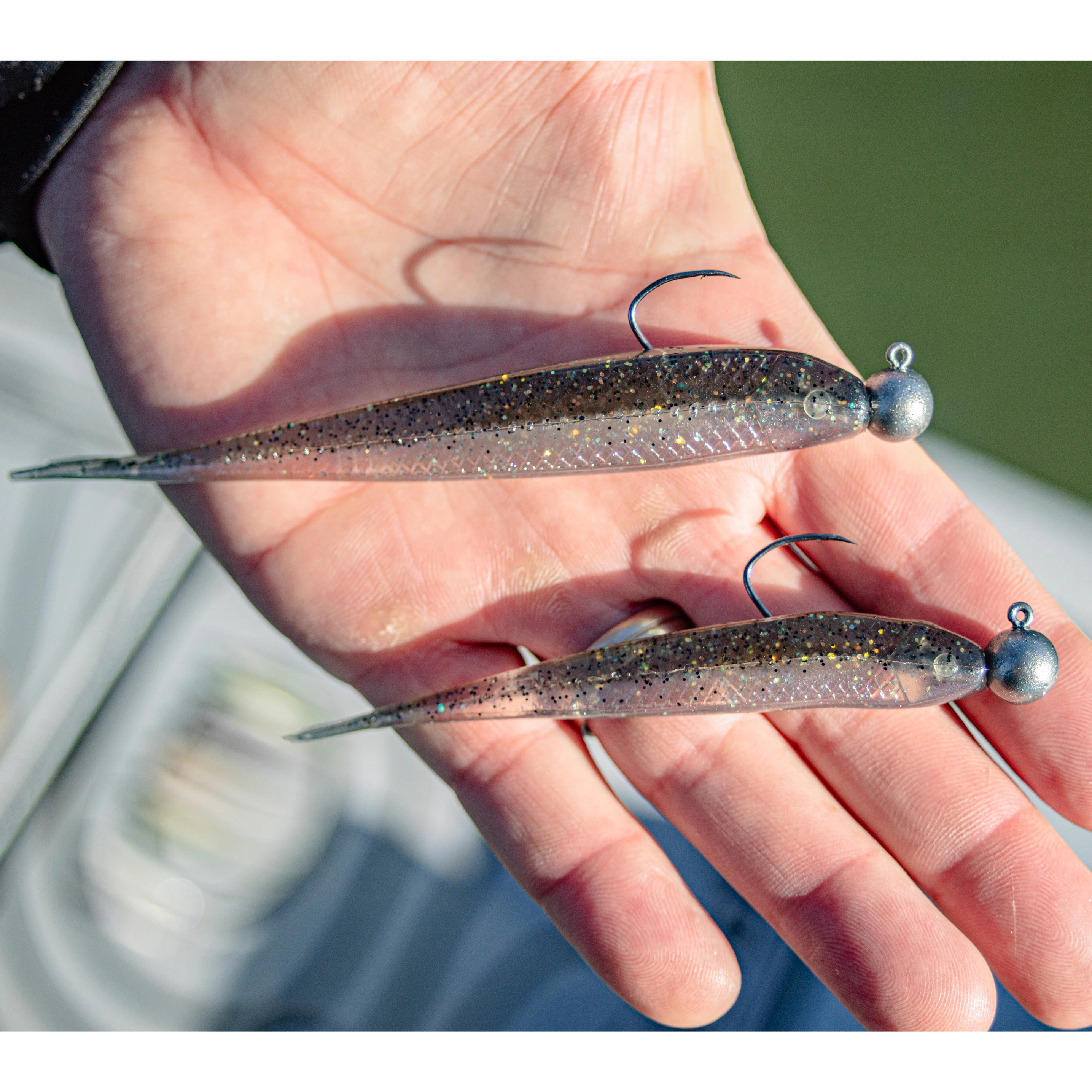 dip net fishing report Angler Series Landing TFH Color:Sunburn Frog A big white hair